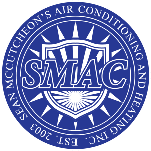 Sean McCutcheon's Air Conditioning Logo - Blue and White